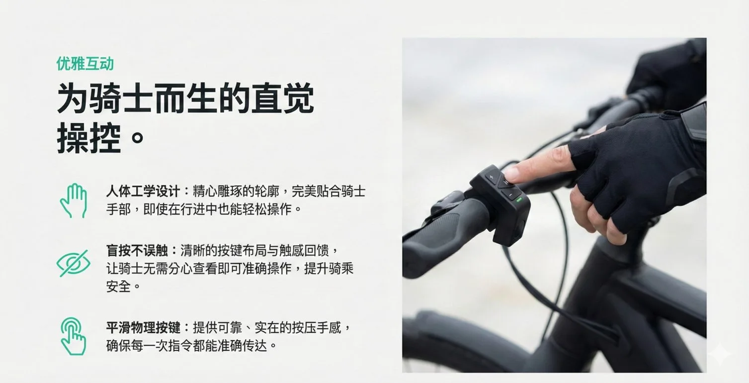 优雅互动,为骑士而生的直觉操控。