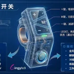 户外指纹骑控开关